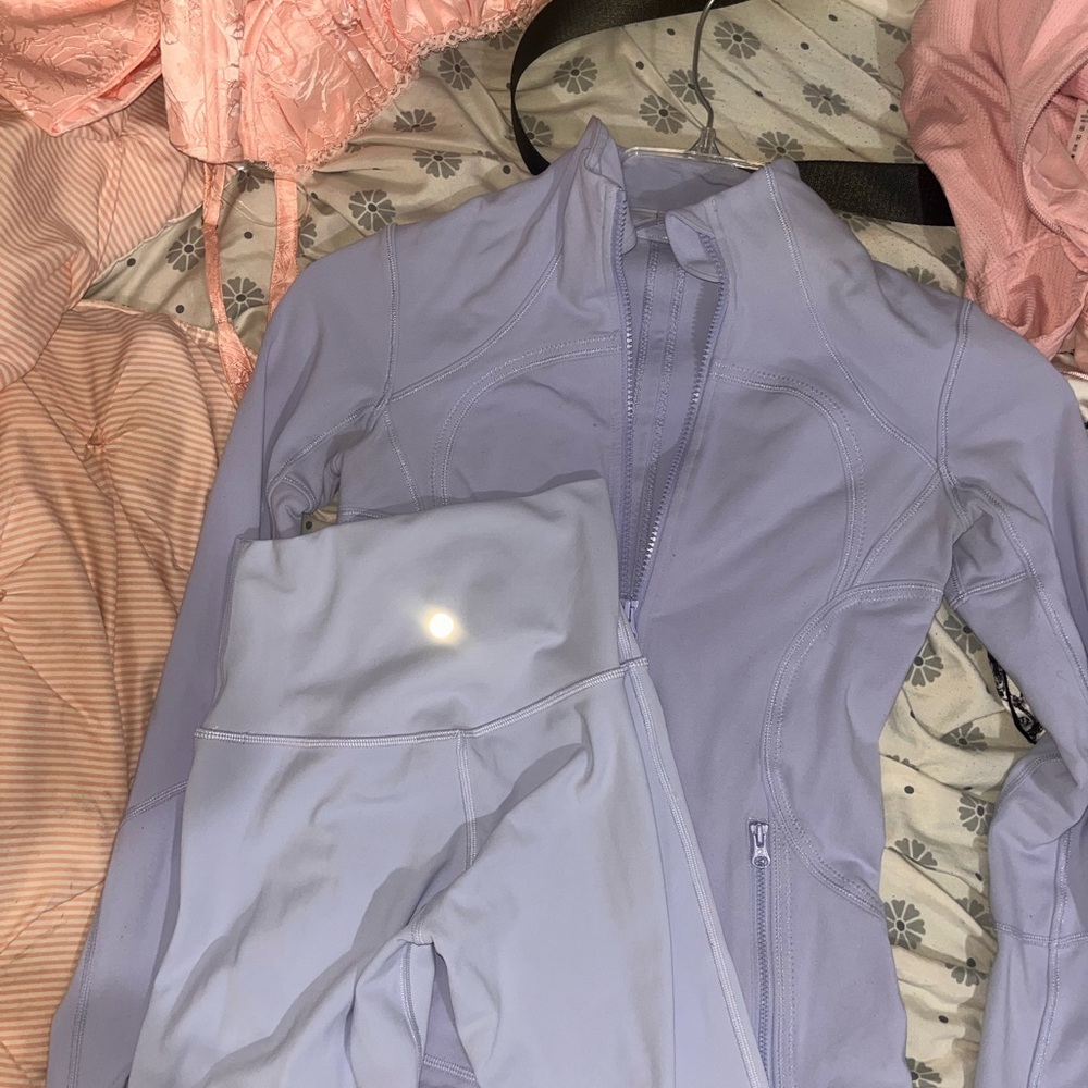 Lululemon Light Purple Activewear Set